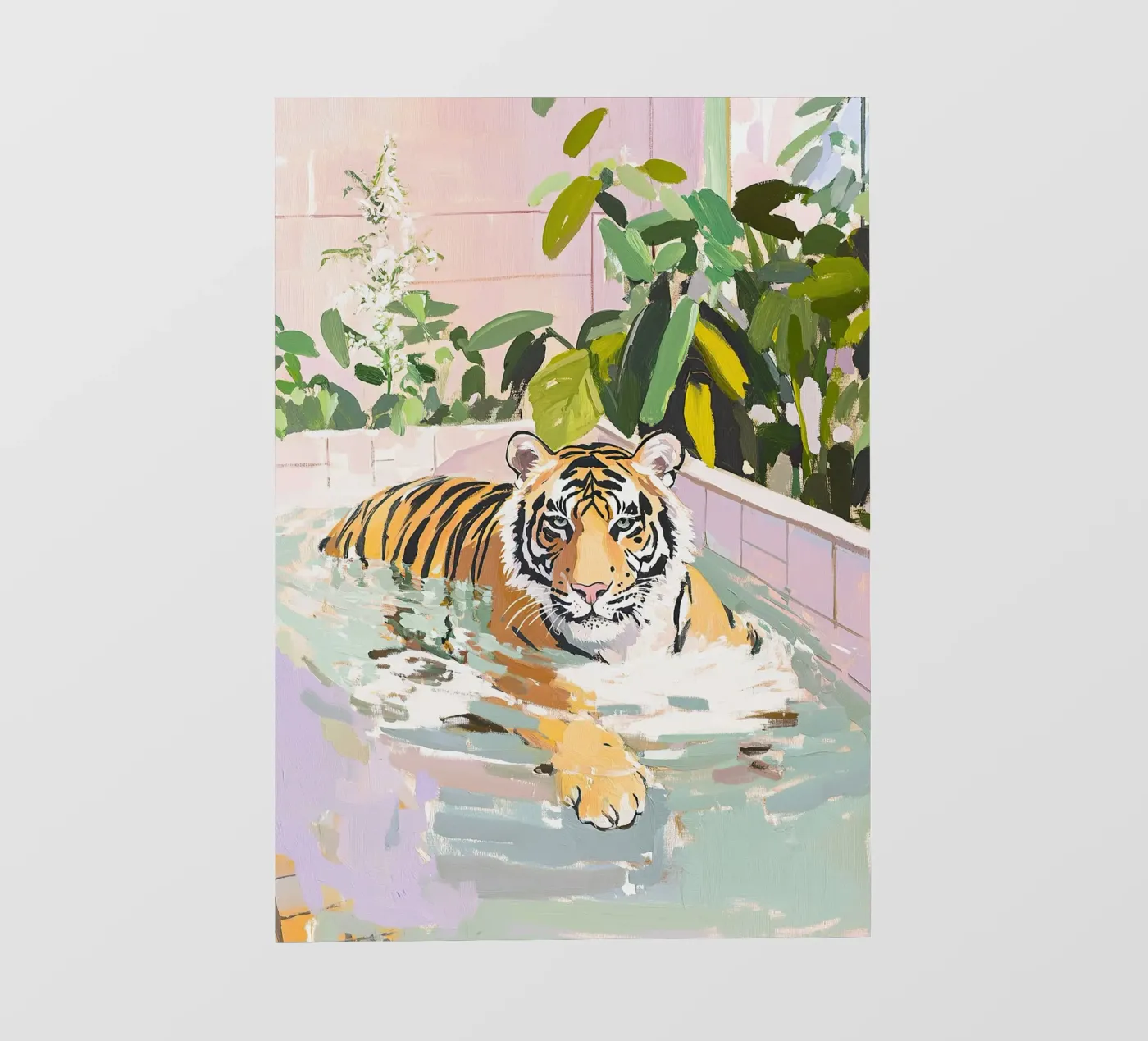 Tigre pellicola backlit da ArtByNiki