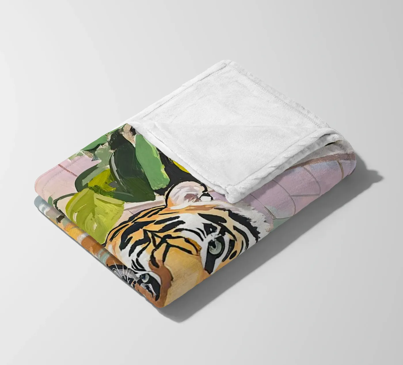 Tiger Fleecedecke von ArtByNiki