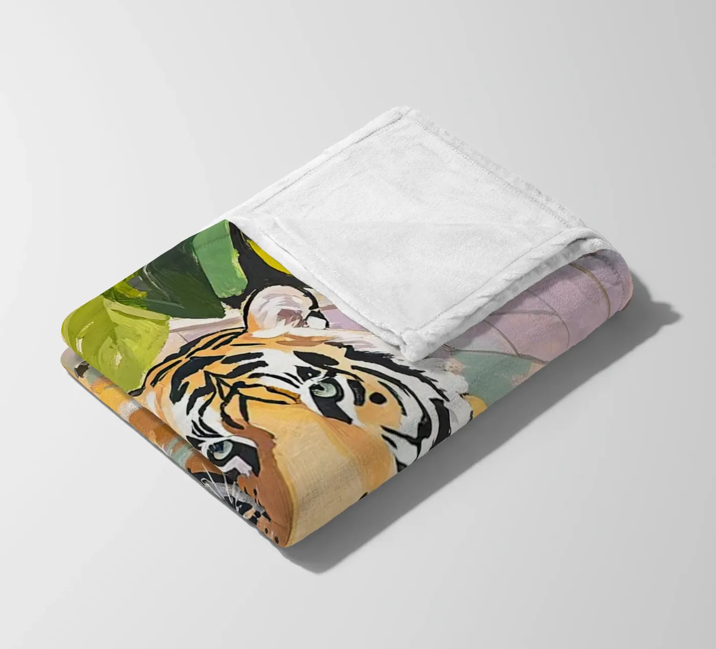 Tiger Fleecedecke von ArtByNiki