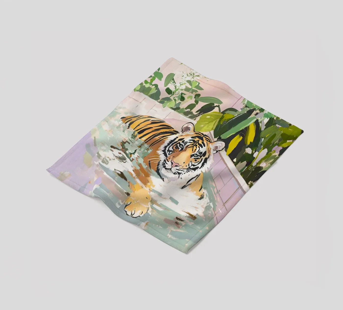 Tiger Fleecedecke von ArtByNiki