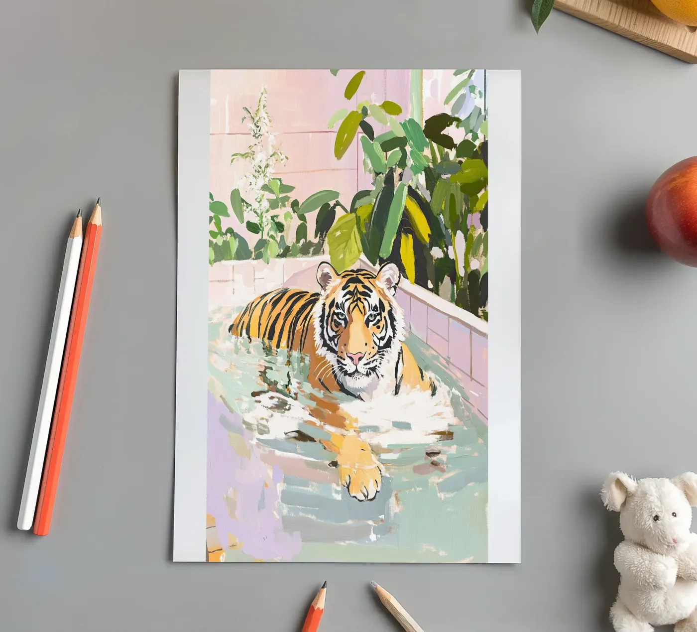 Tiger sticker sheet by ArtByNiki