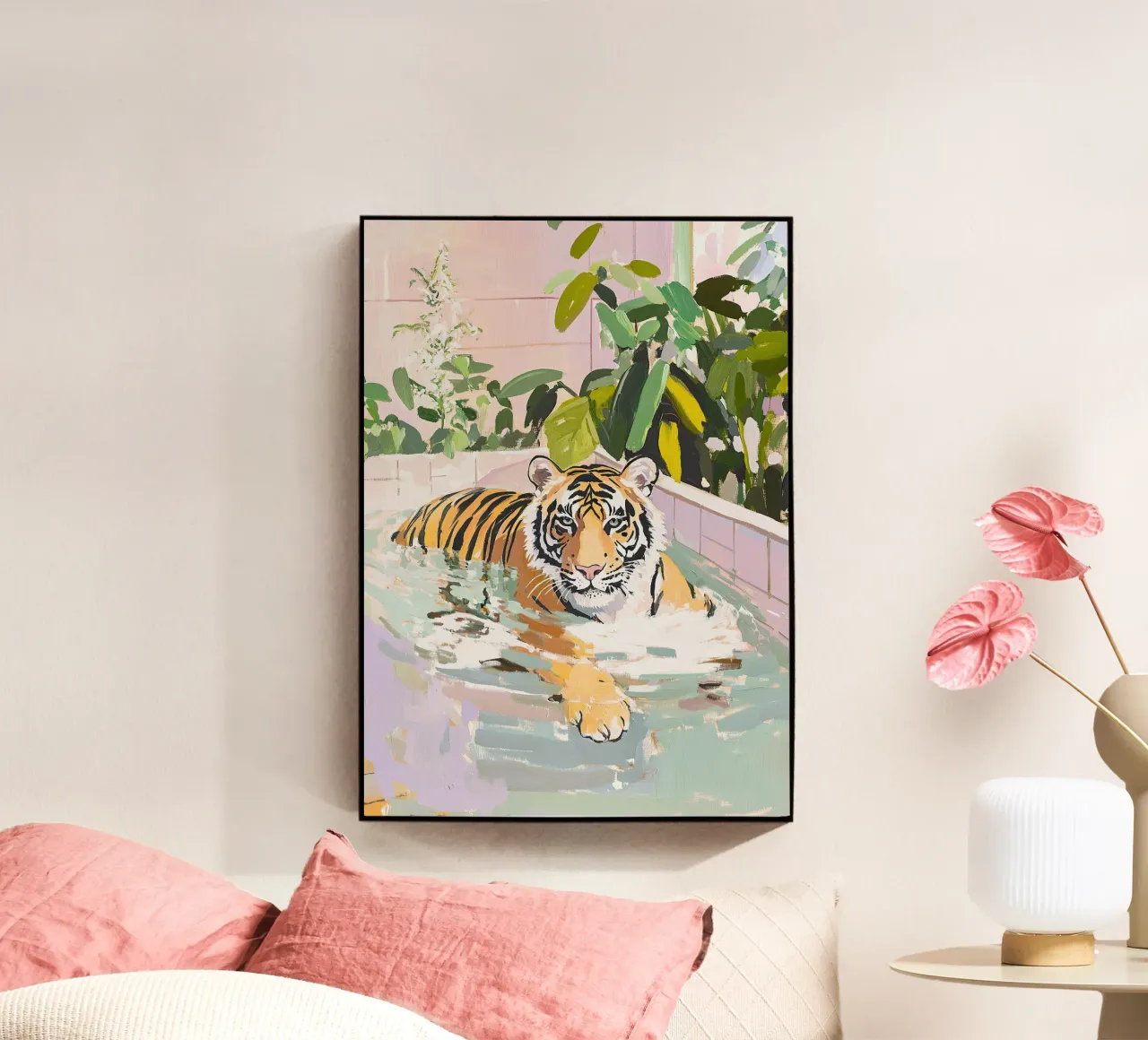 Tigre plexiglass da ArtByNiki