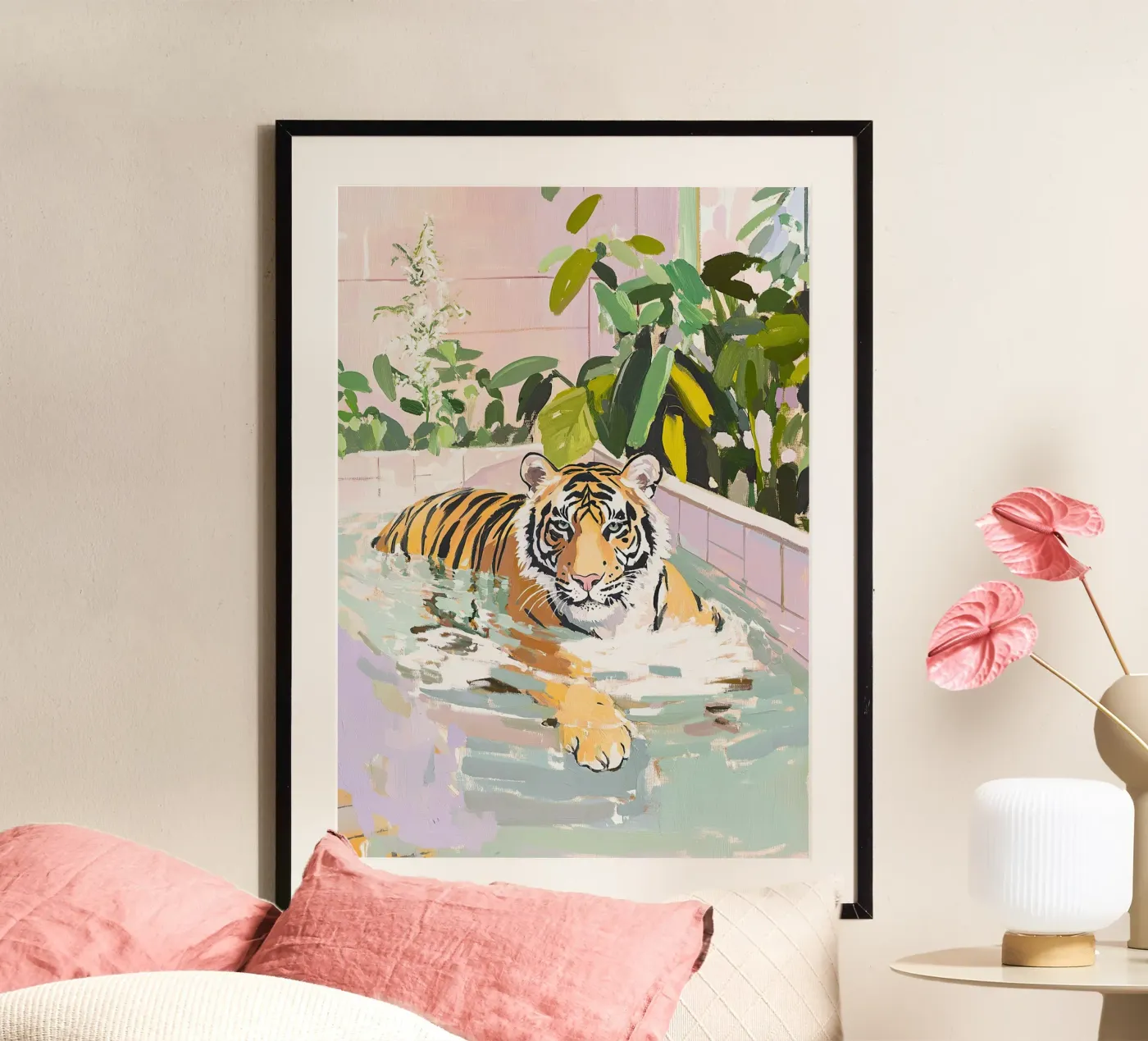 Tiger Poster von ArtByNiki
