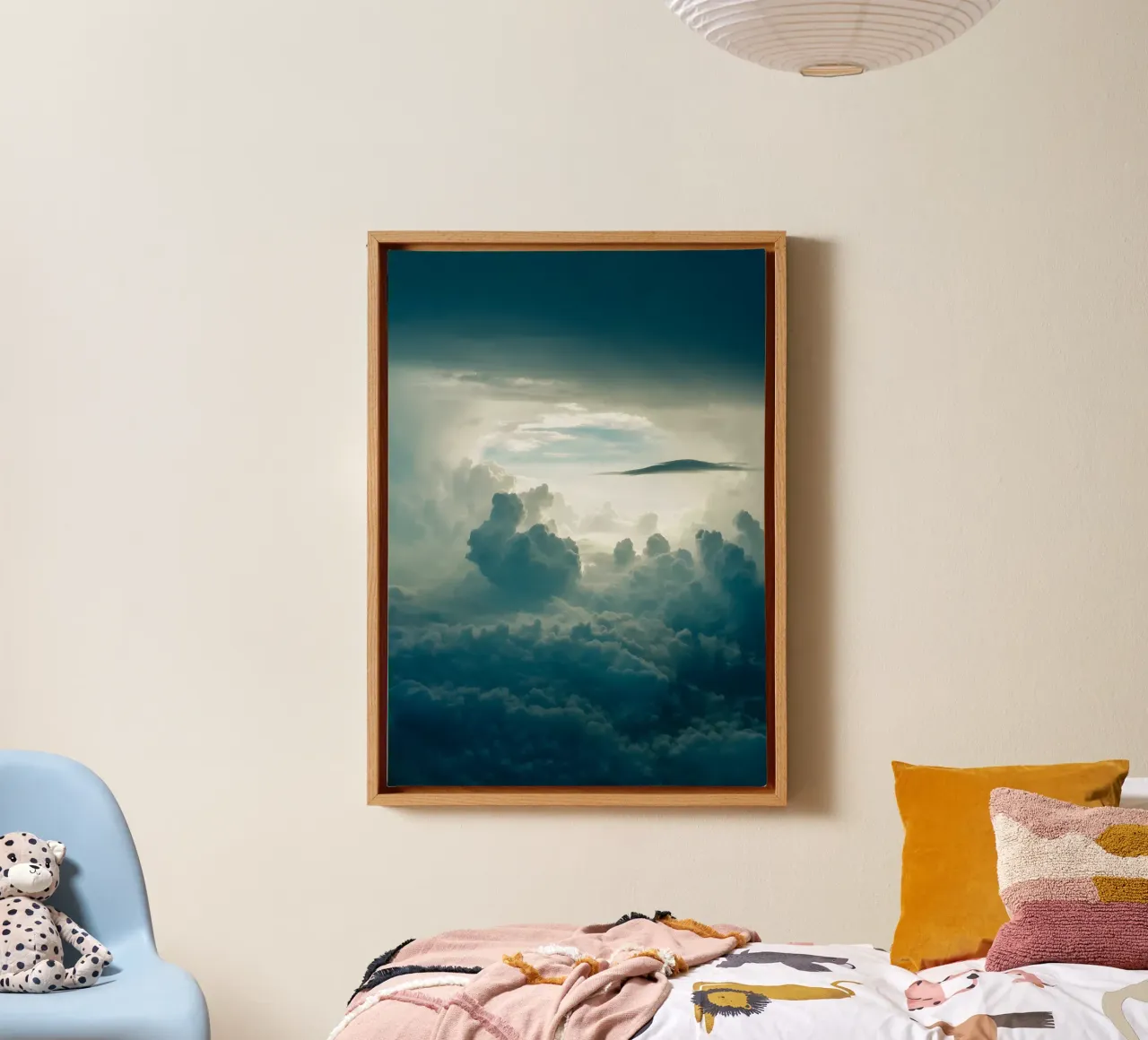 Hidden Road canvas with Floater frame by Aara