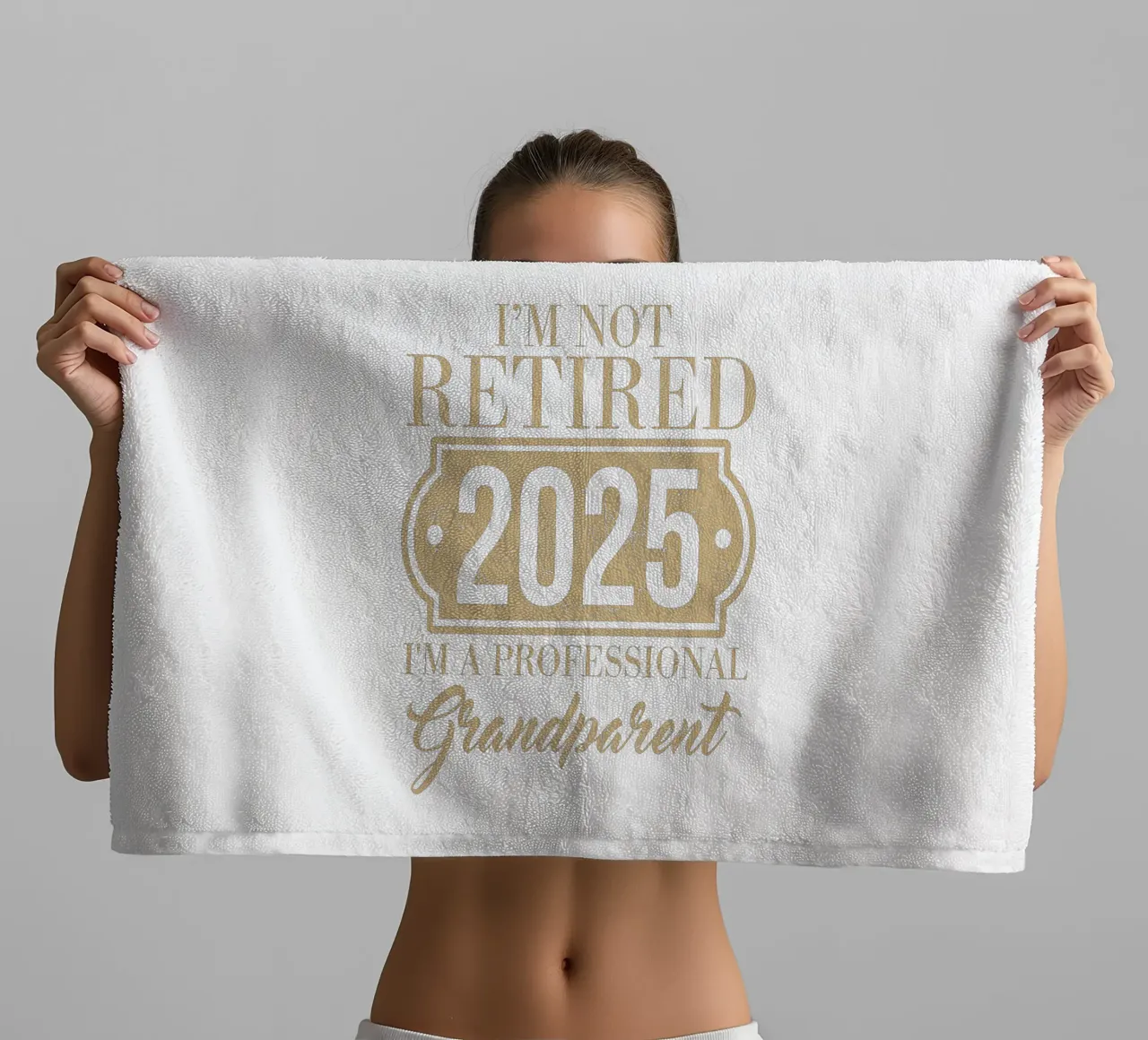 I'm not retired, 2025, I'm a professional grandparent asciugamano da bagno da edsonramosart