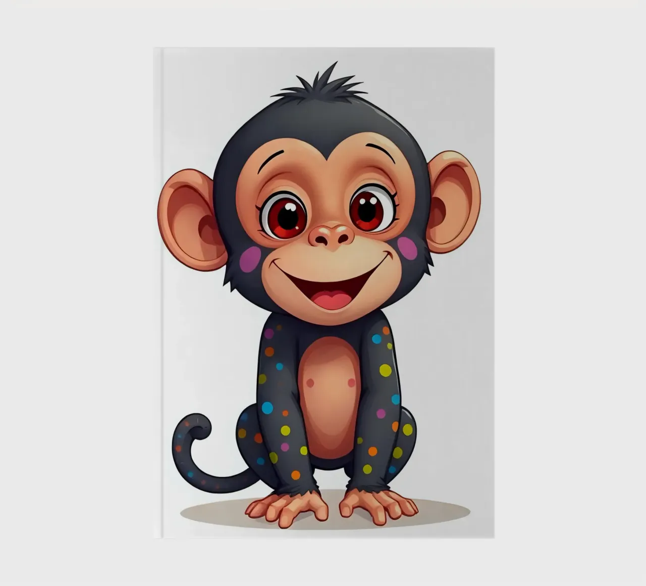 Affe_5 notebook by Tierisch bunt by LK