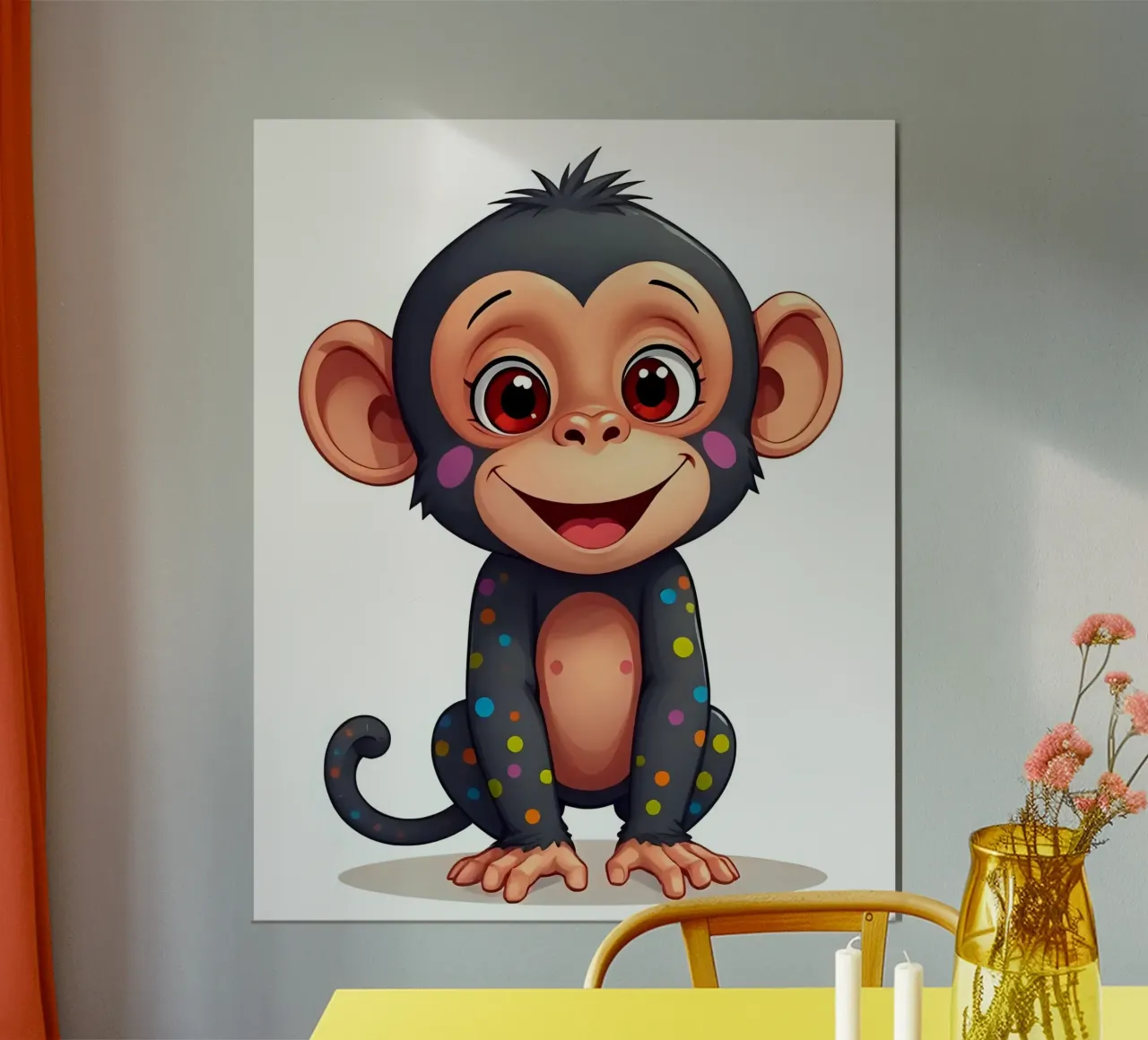 Affe_5 poster da Tierisch bunt by LK