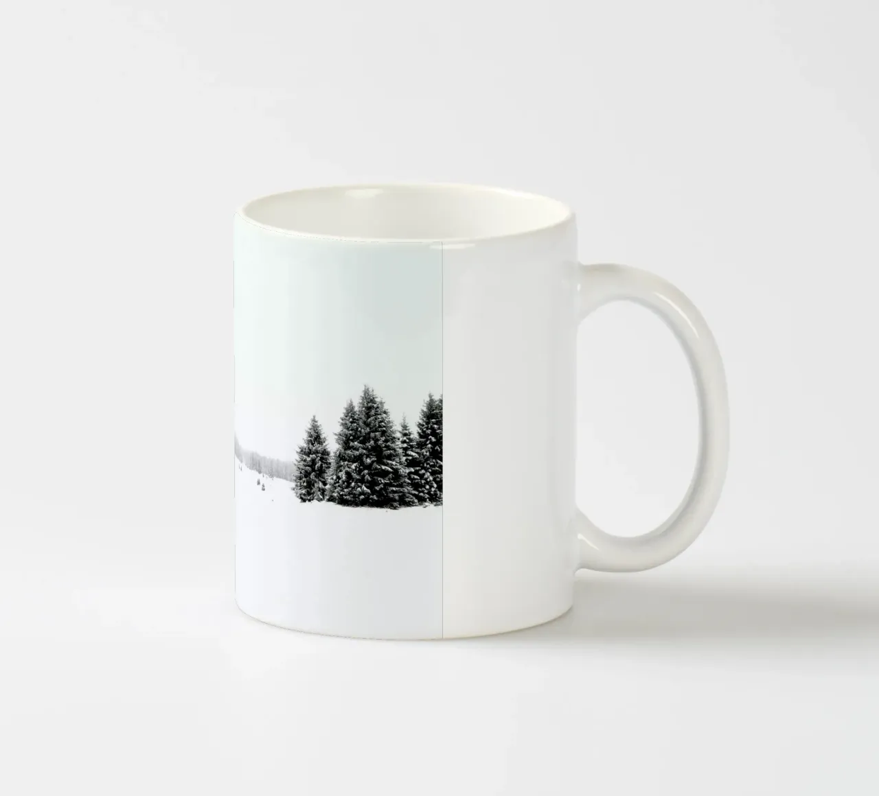 White White Winter tazza in ceramica da Studio Nahili