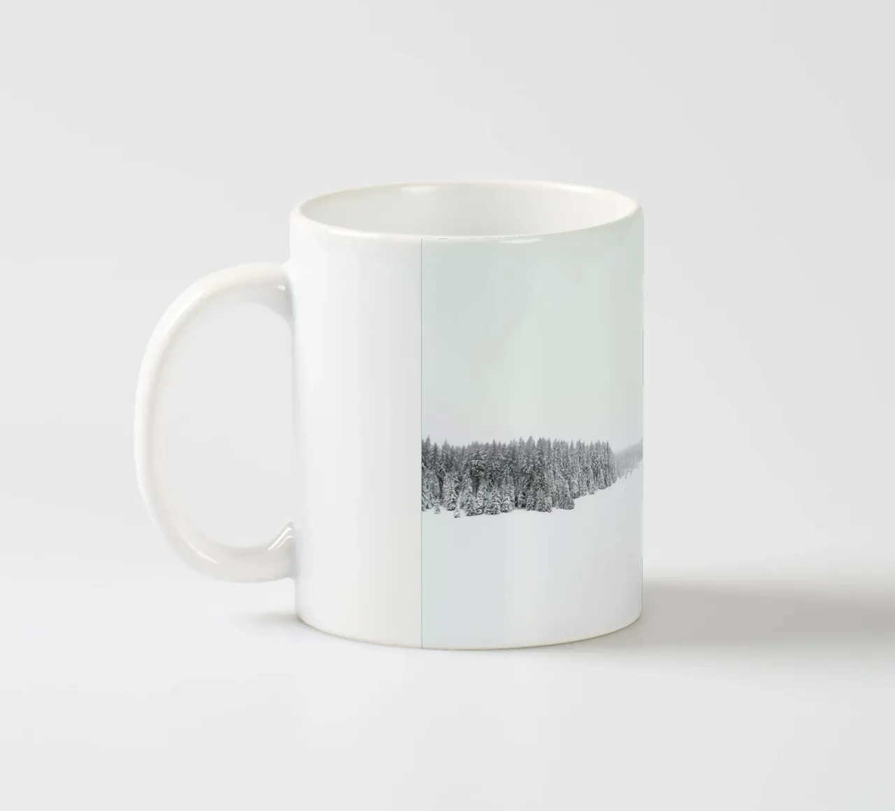 White White Winter tazza in ceramica da Studio Nahili