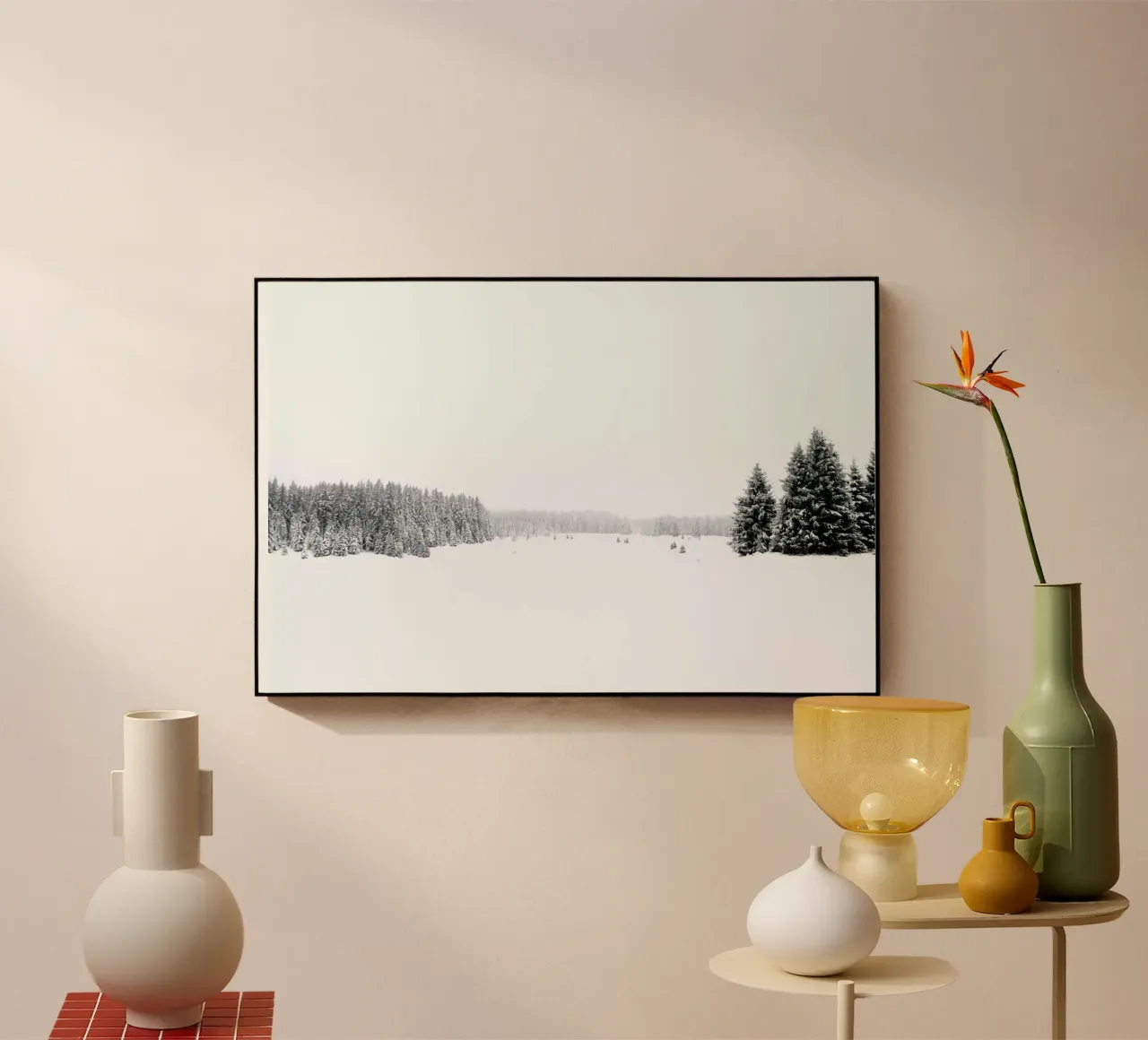 White White Winter plexiglas de Studio Nahili