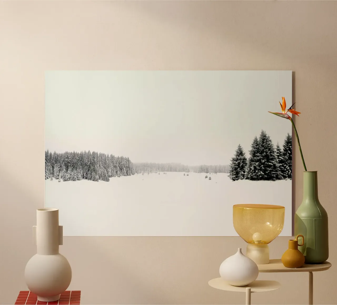 White White Winter plexiglas de Studio Nahili