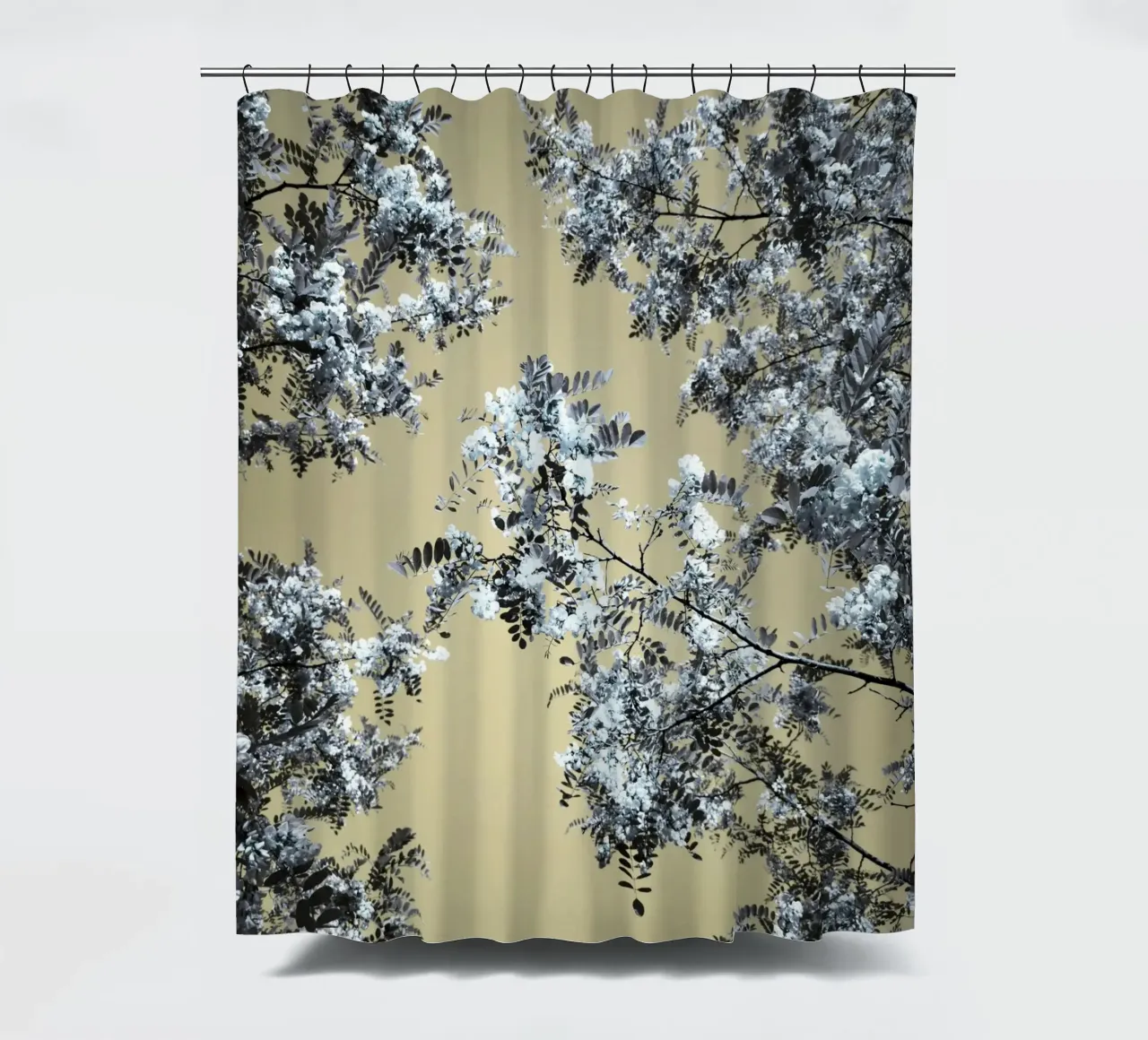 Blossoming (1) shower curtain by Angelo Cerantola
