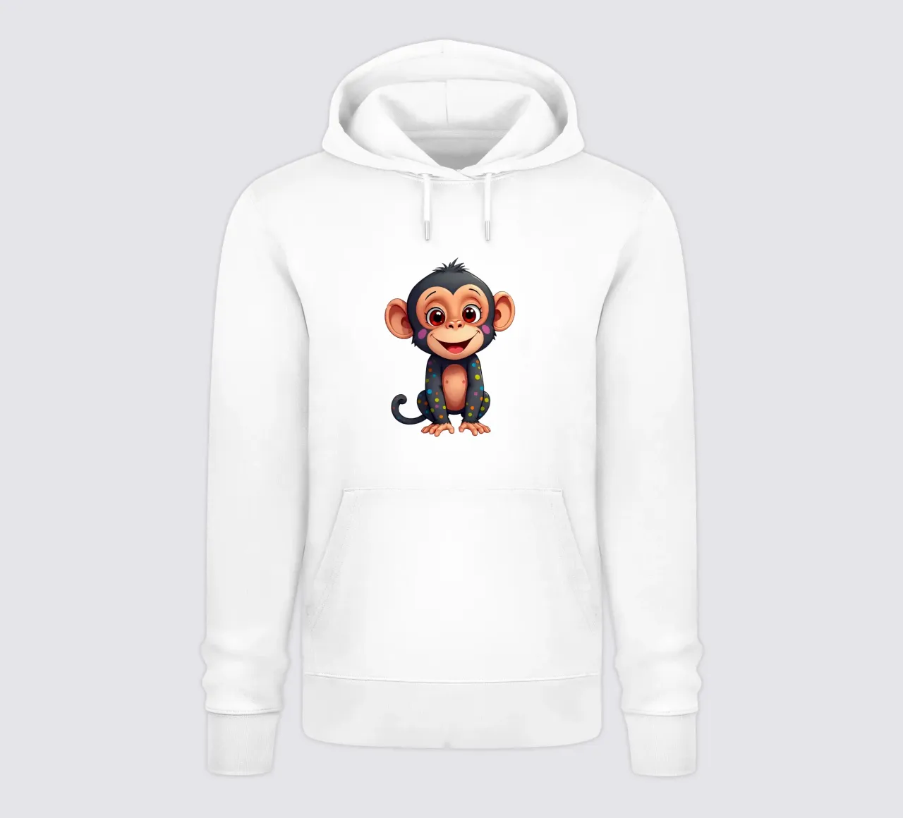 Affe_5a felpa con cappuccio da Tierisch bunt by LK