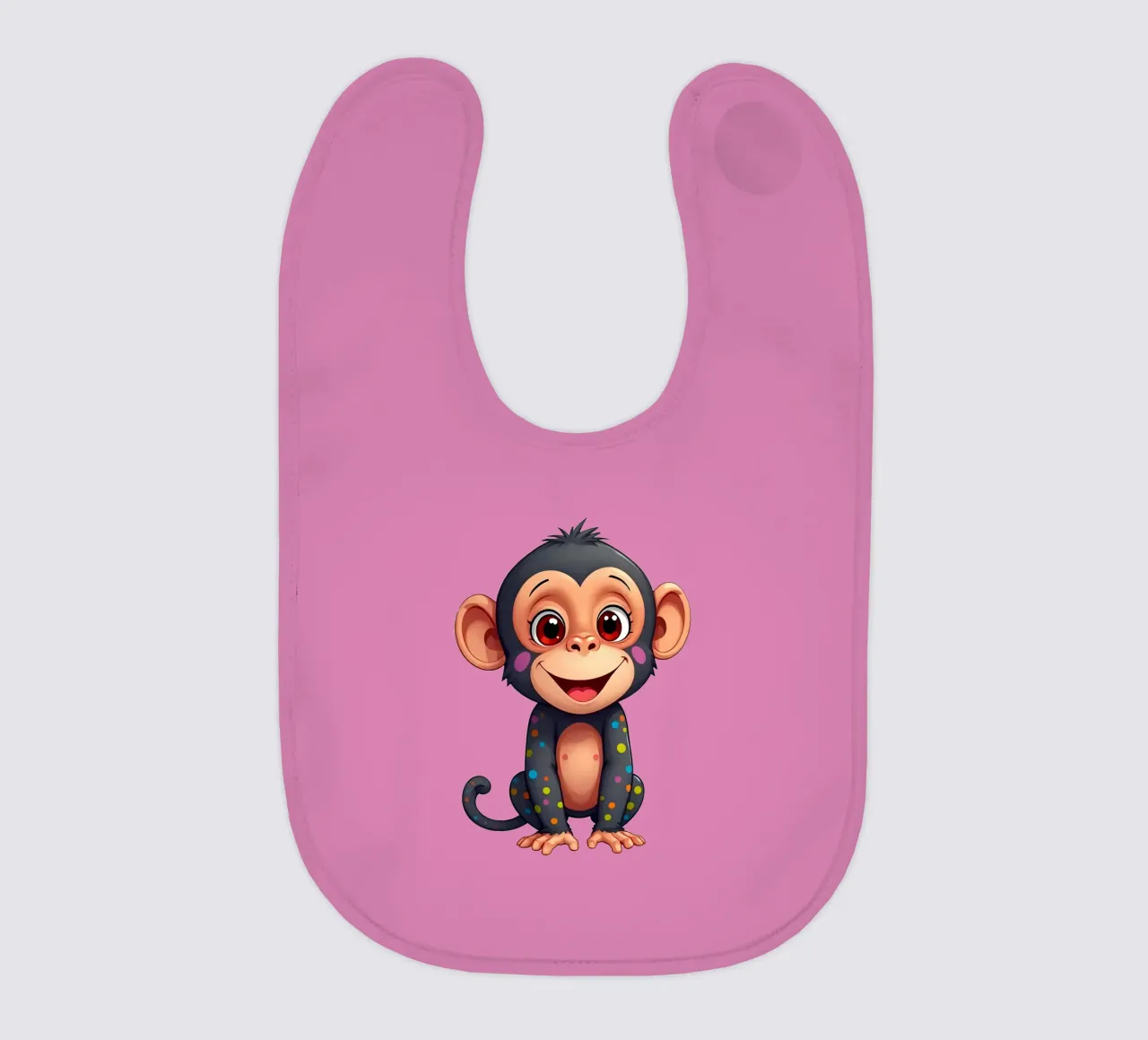 Affe_5a Babylätzchen von Tierisch bunt by LK