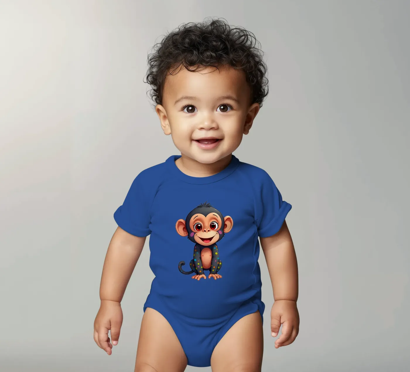 Affe_5a body bébé de Tierisch bunt by LK