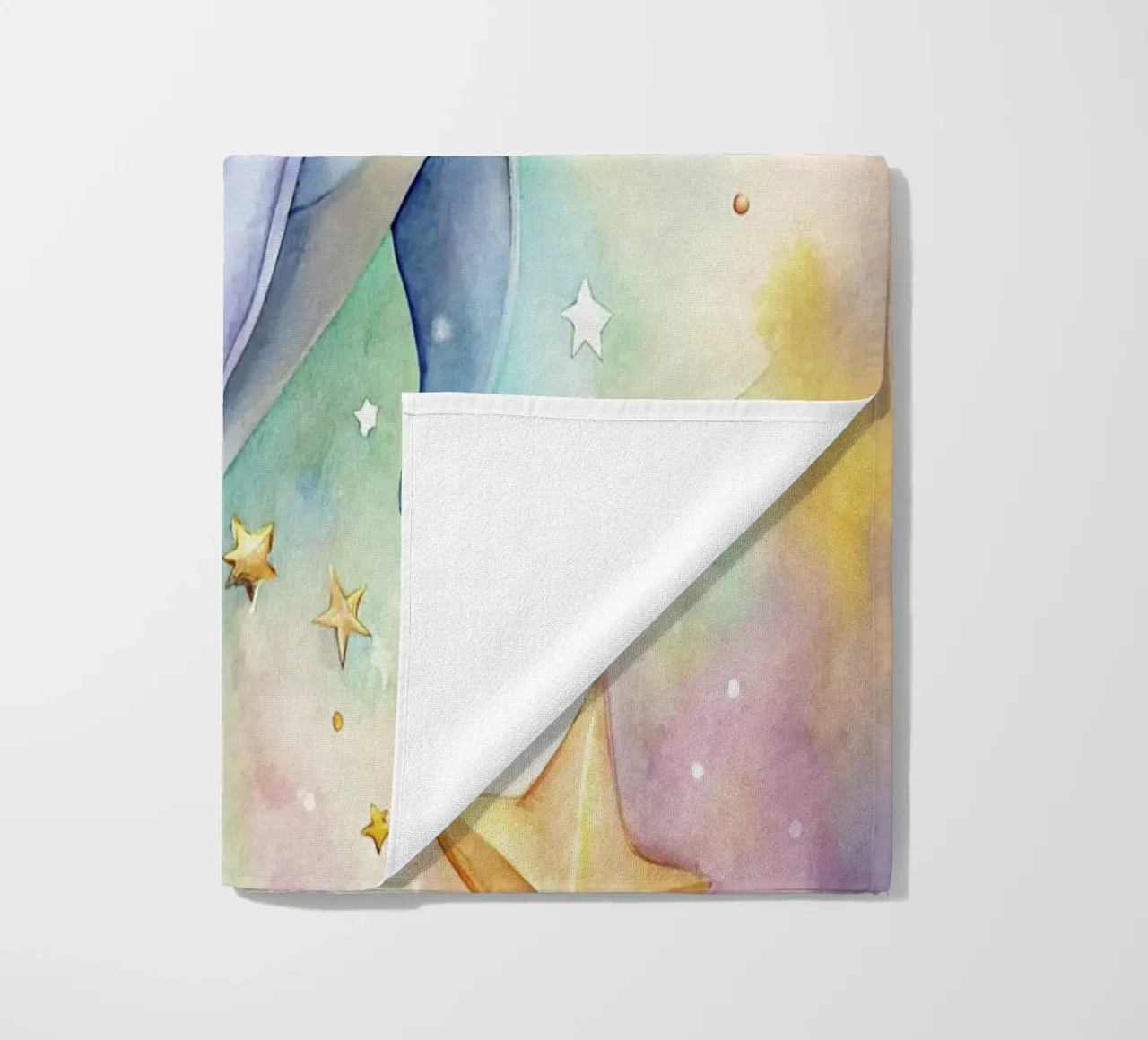 Delfino ad acquerello telo mare da 🎁 ARTVI-SHOP