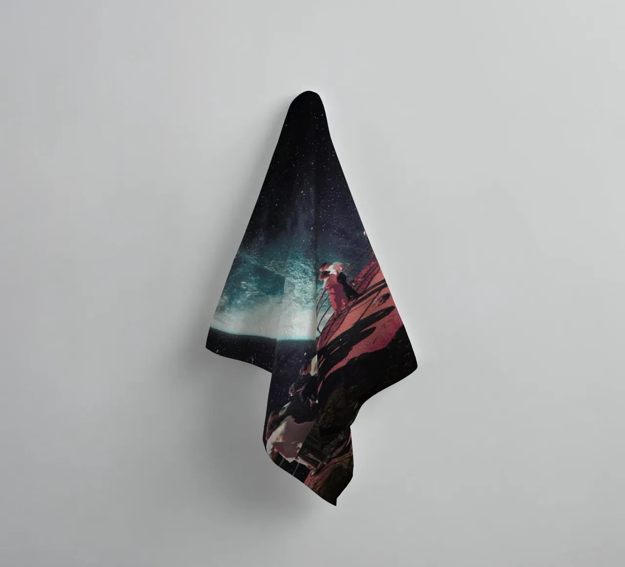 Missing the Ones We Left Behind asciugamano da bagno da Frank Moth