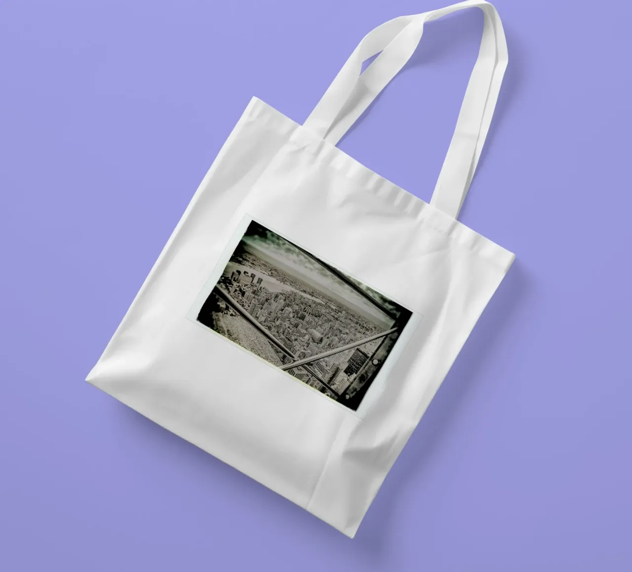 New York From the Empire State building borsa in juta da JaySan Studio