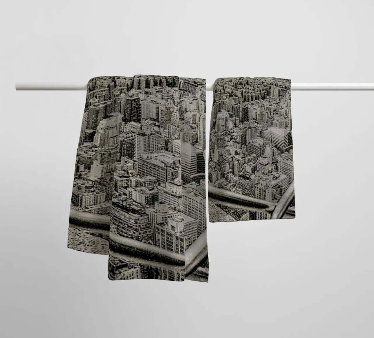 New York From the Empire State building asciugamano da bagno da JaySan Studio
