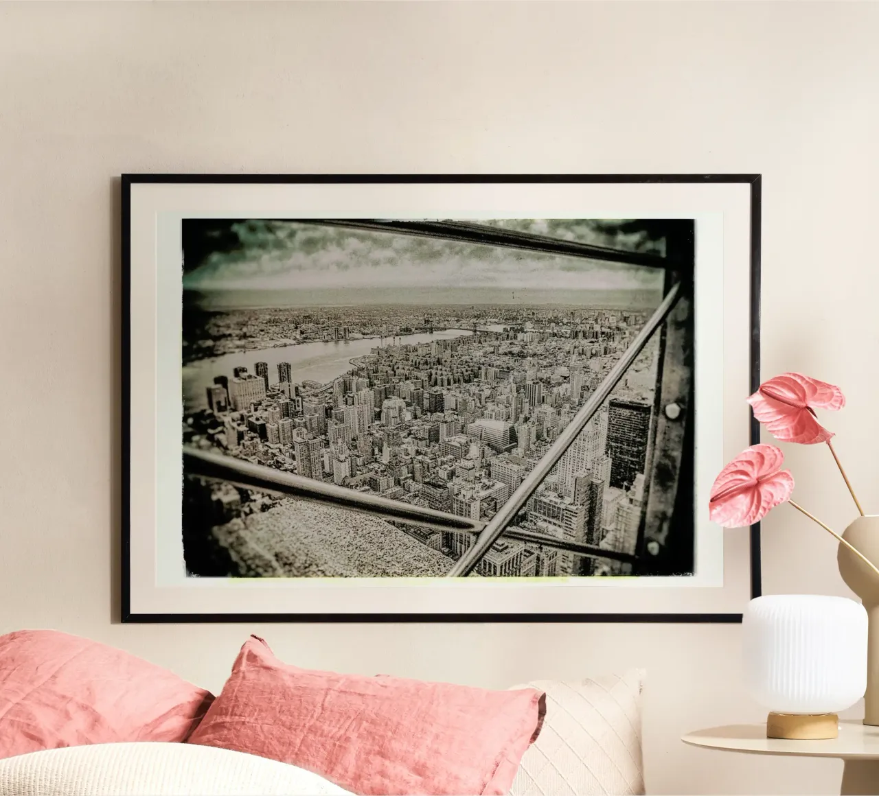 New York From the Empire State building carta hahnemühle da JaySan Studio