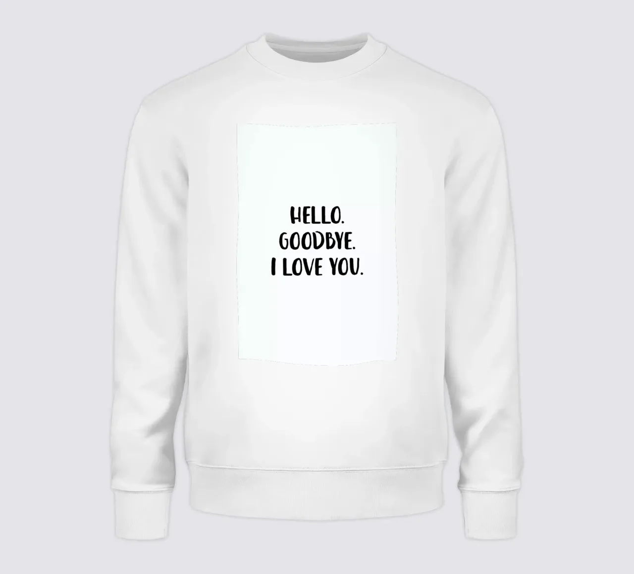 Hello Goodbye felpa da daylight design studio