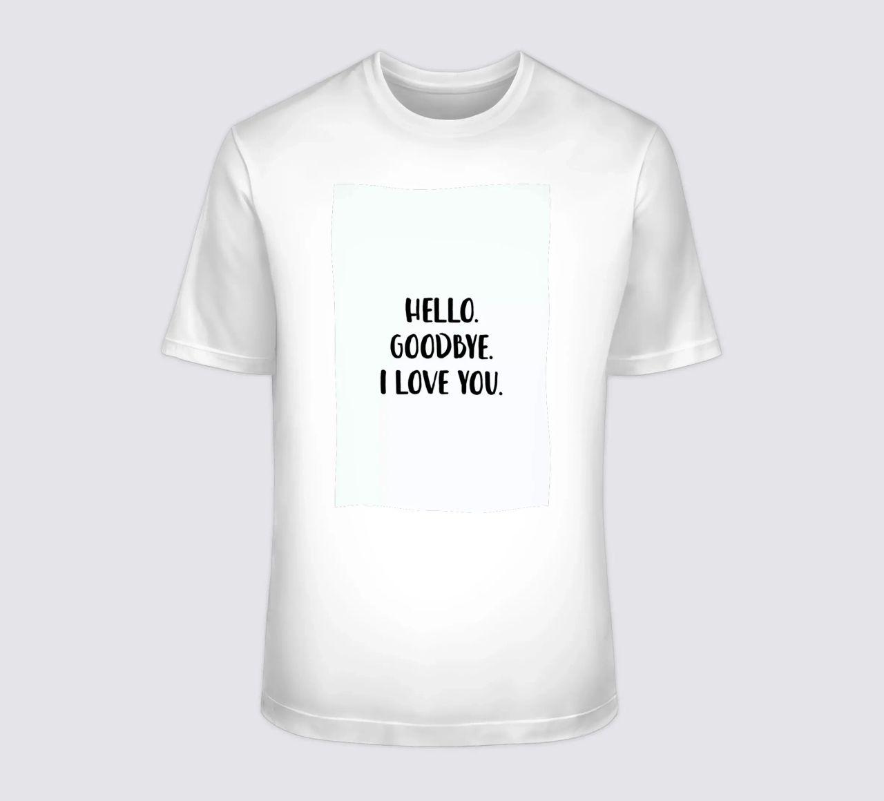 Hello Goodbye t-shirt da daylight design studio