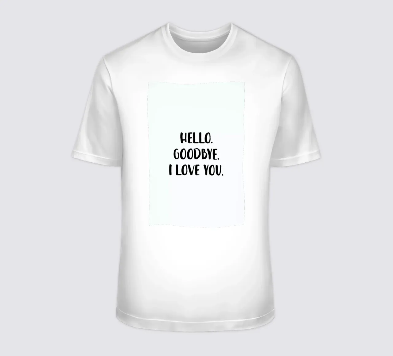 Hello Goodbye t-shirt da daylight design studio