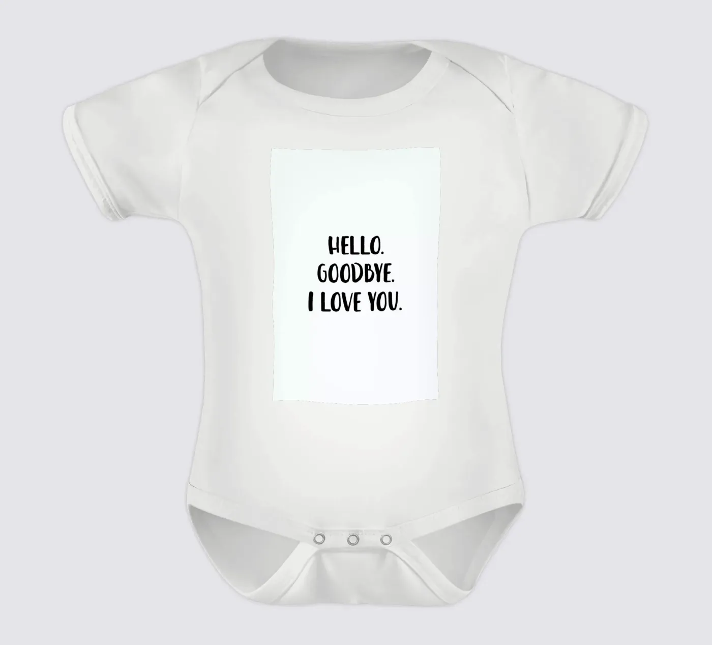 Hello Goodbye body bébé de daylight design studio