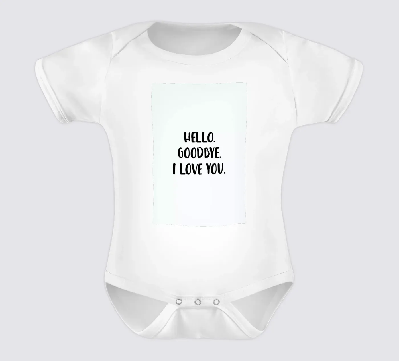Hello Goodbye body bébé de daylight design studio