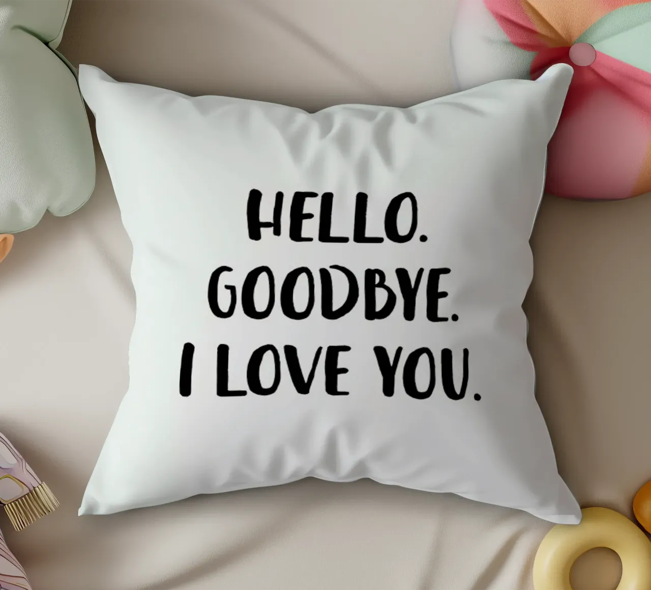 Hello Goodbye cojín de daylight design studio