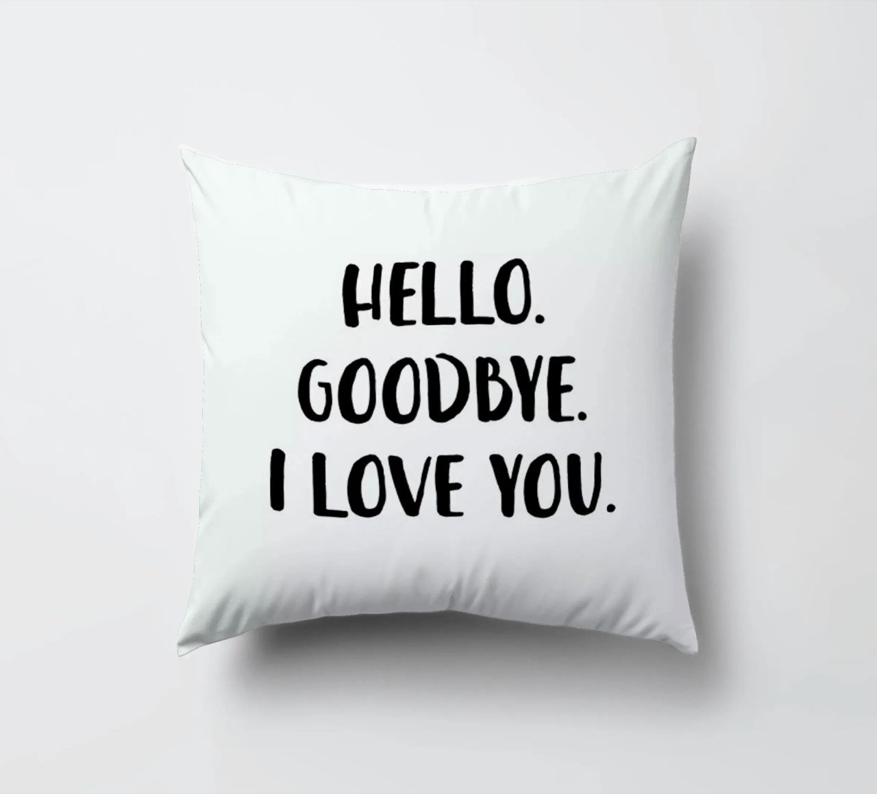 Hello Goodbye cuscino da daylight design studio