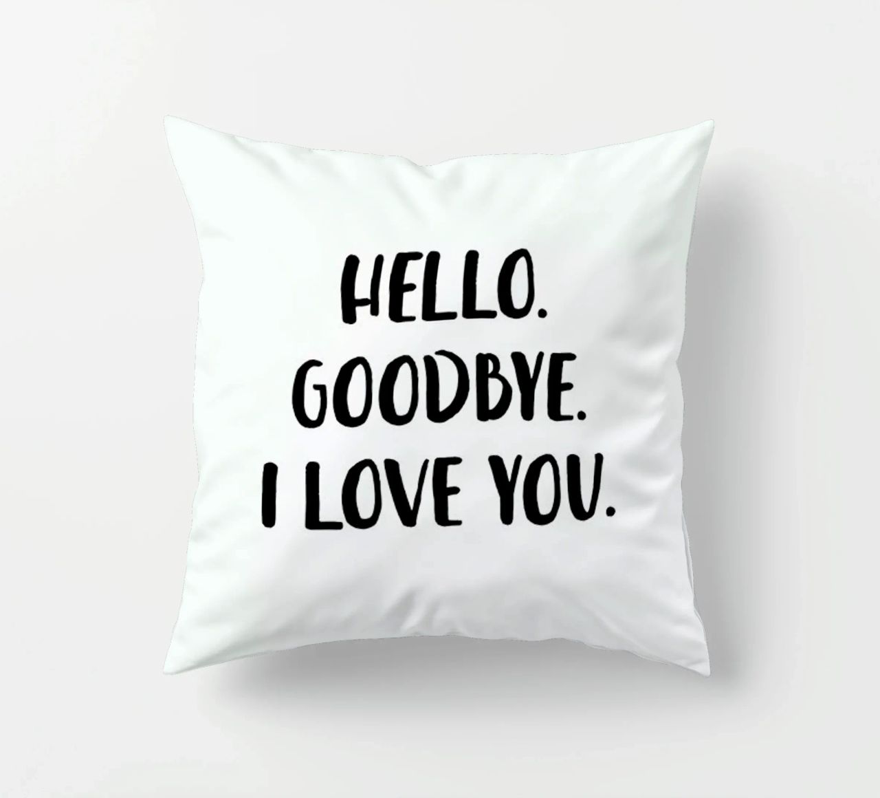 Hello Goodbye cuscino da daylight design studio