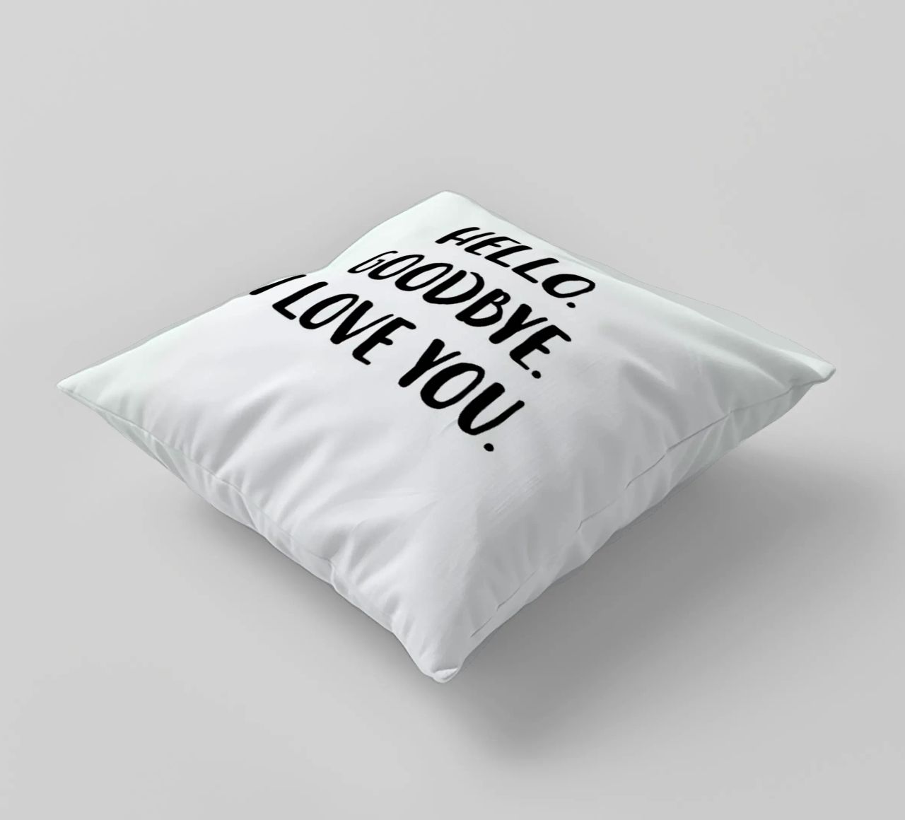 Hello Goodbye cuscino da daylight design studio