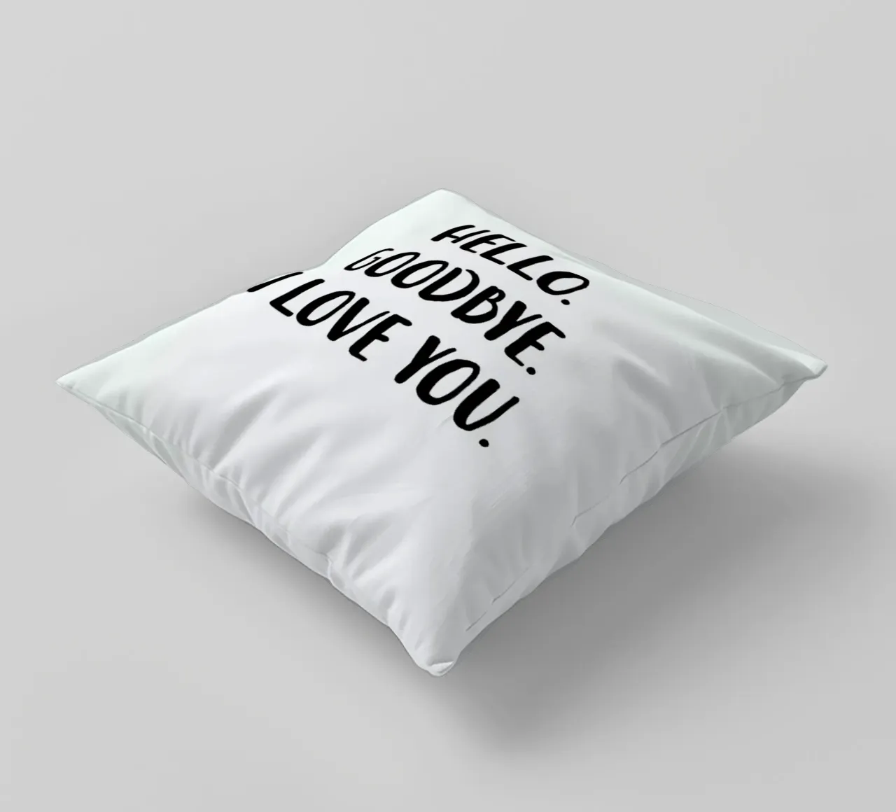 Hello Goodbye cuscino da daylight design studio