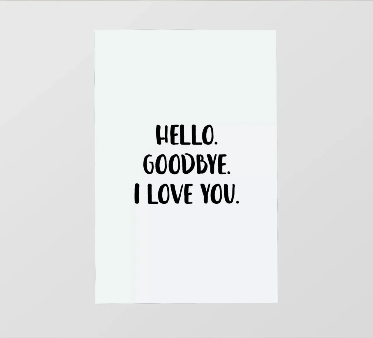 Hello Goodbye pellicola backlit da daylight design studio