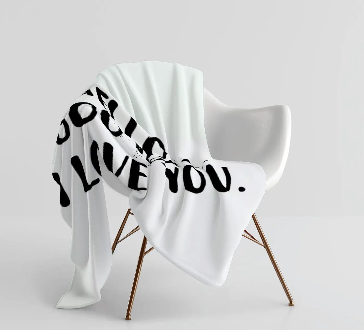 Hello Goodbye fleecedeken van daylight design studio