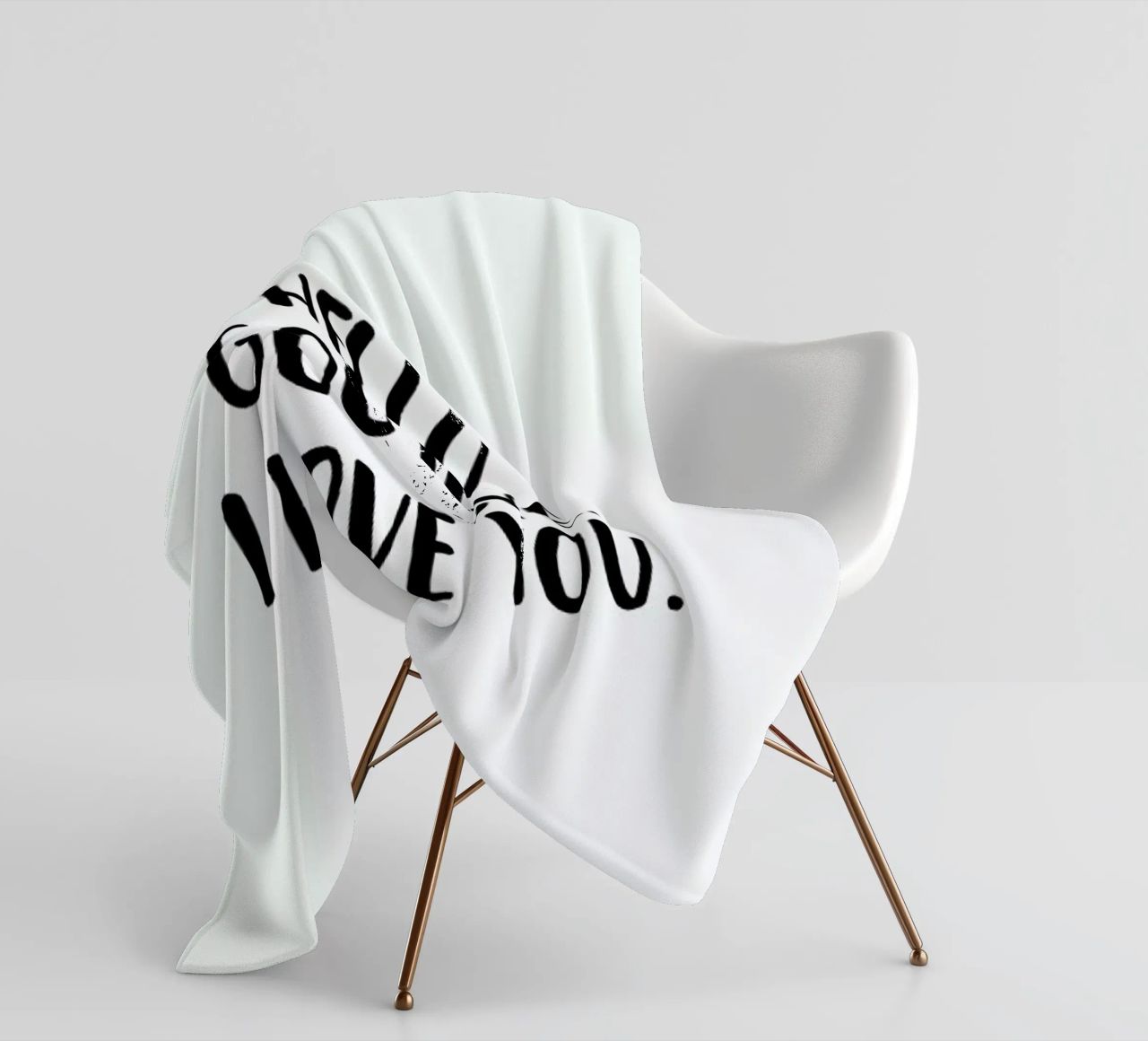 Hello Goodbye coperta in pile da daylight design studio