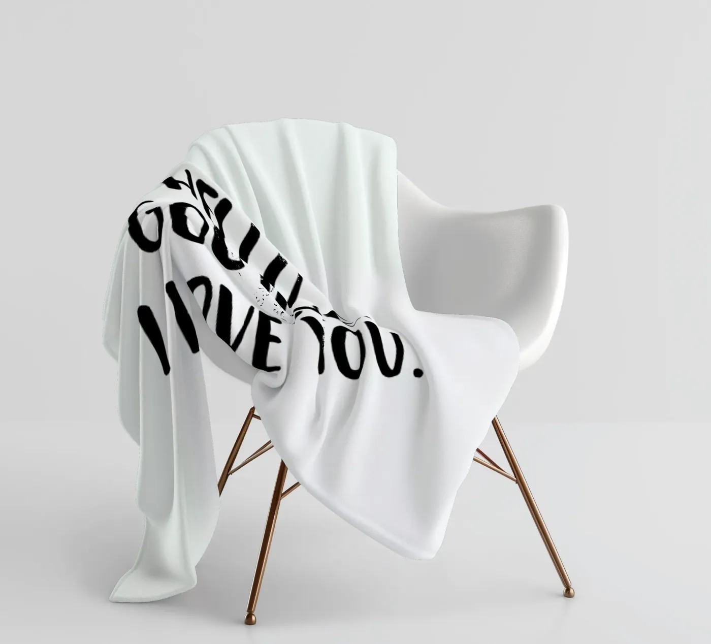 Hello Goodbye Fleecedecke von daylight design studio