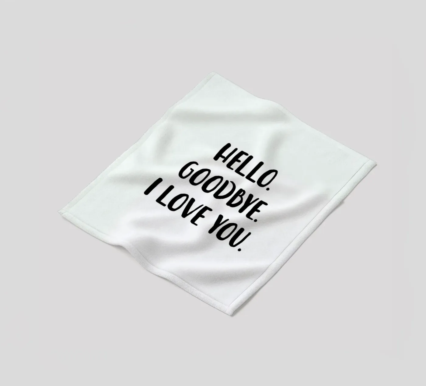 Hello Goodbye fleecedeken van daylight design studio