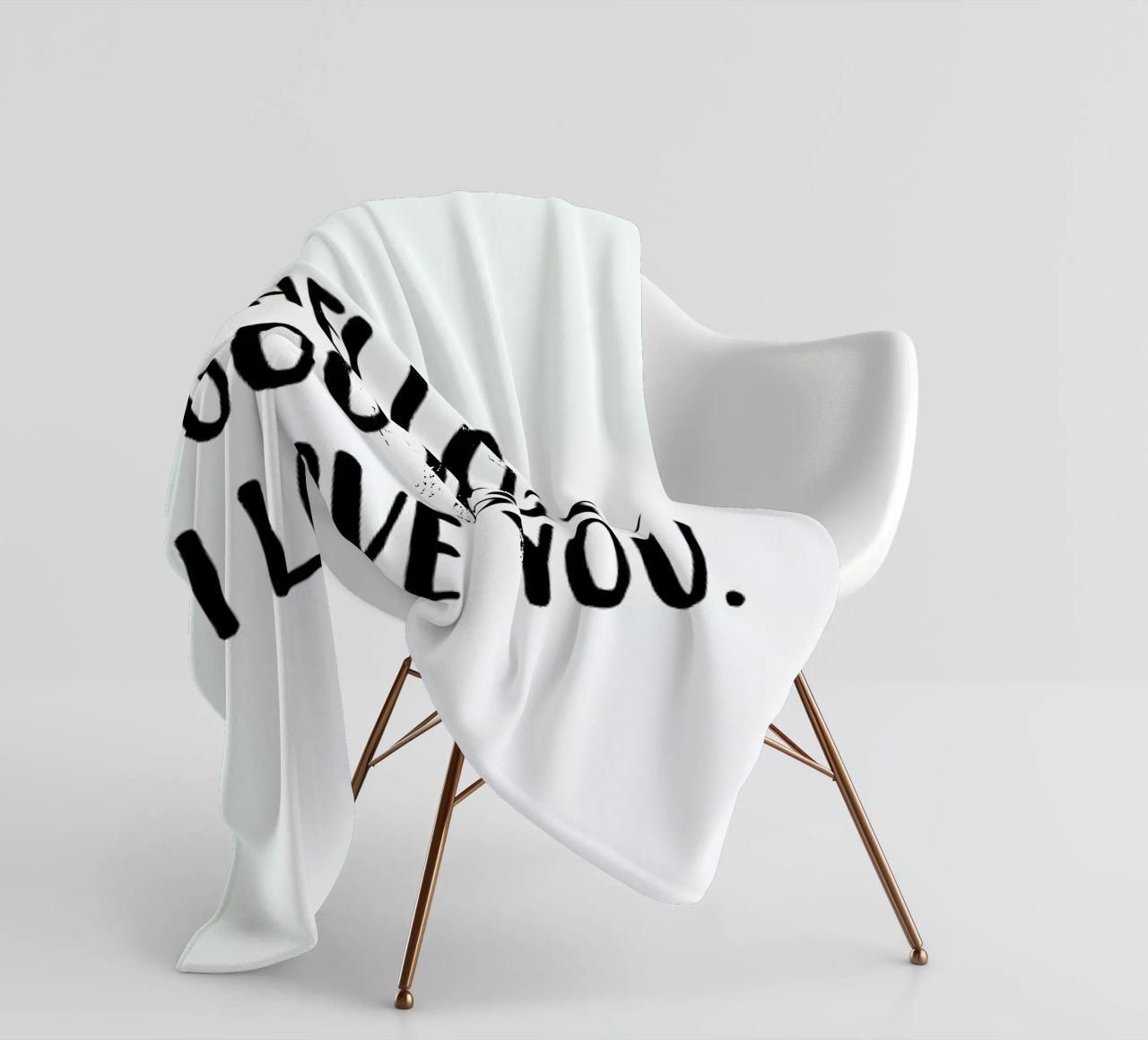 Hello Goodbye coperta in pile da daylight design studio