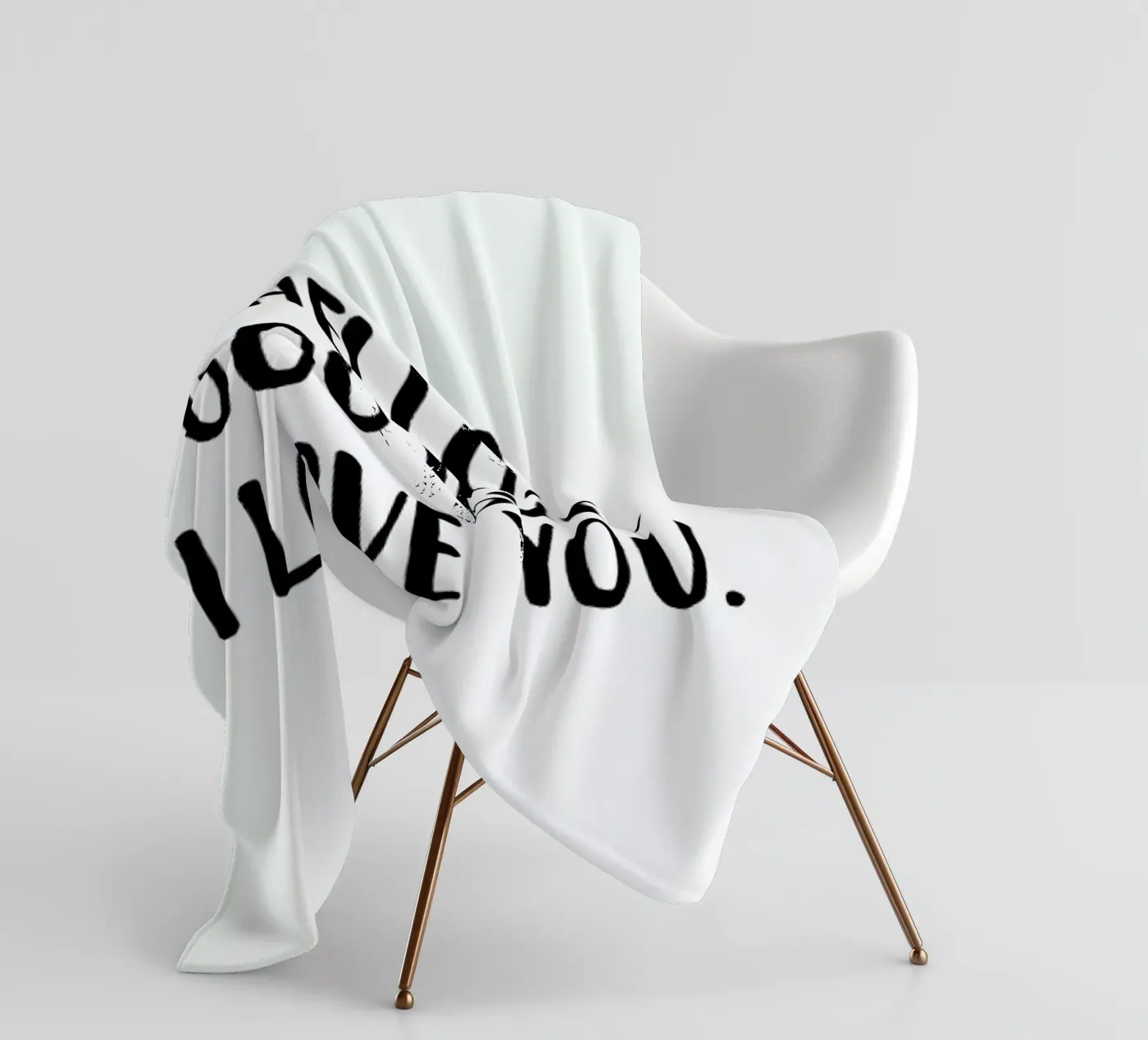 Hello Goodbye Fleecedecke von daylight design studio