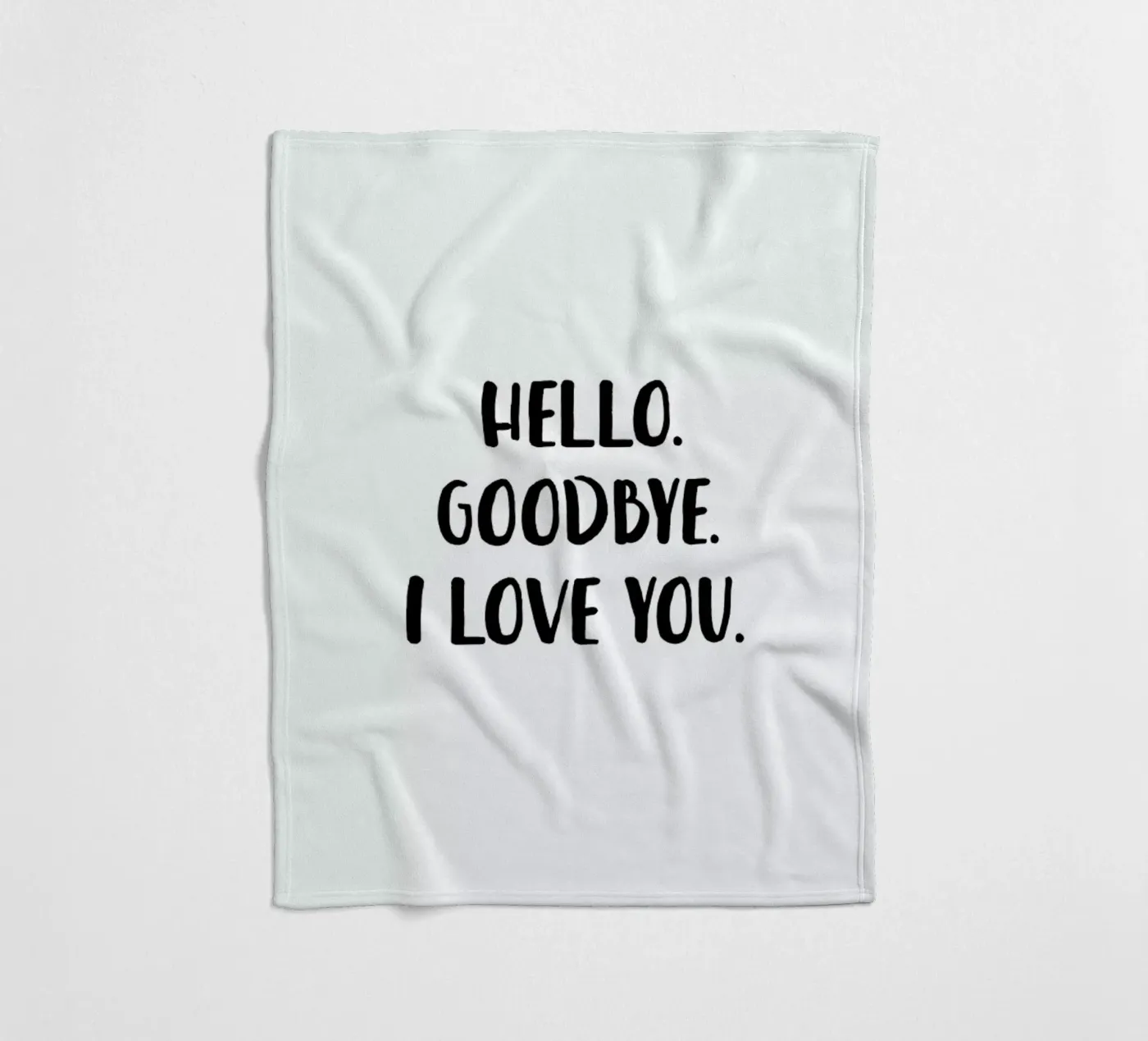 Hello Goodbye fleecedeken van daylight design studio