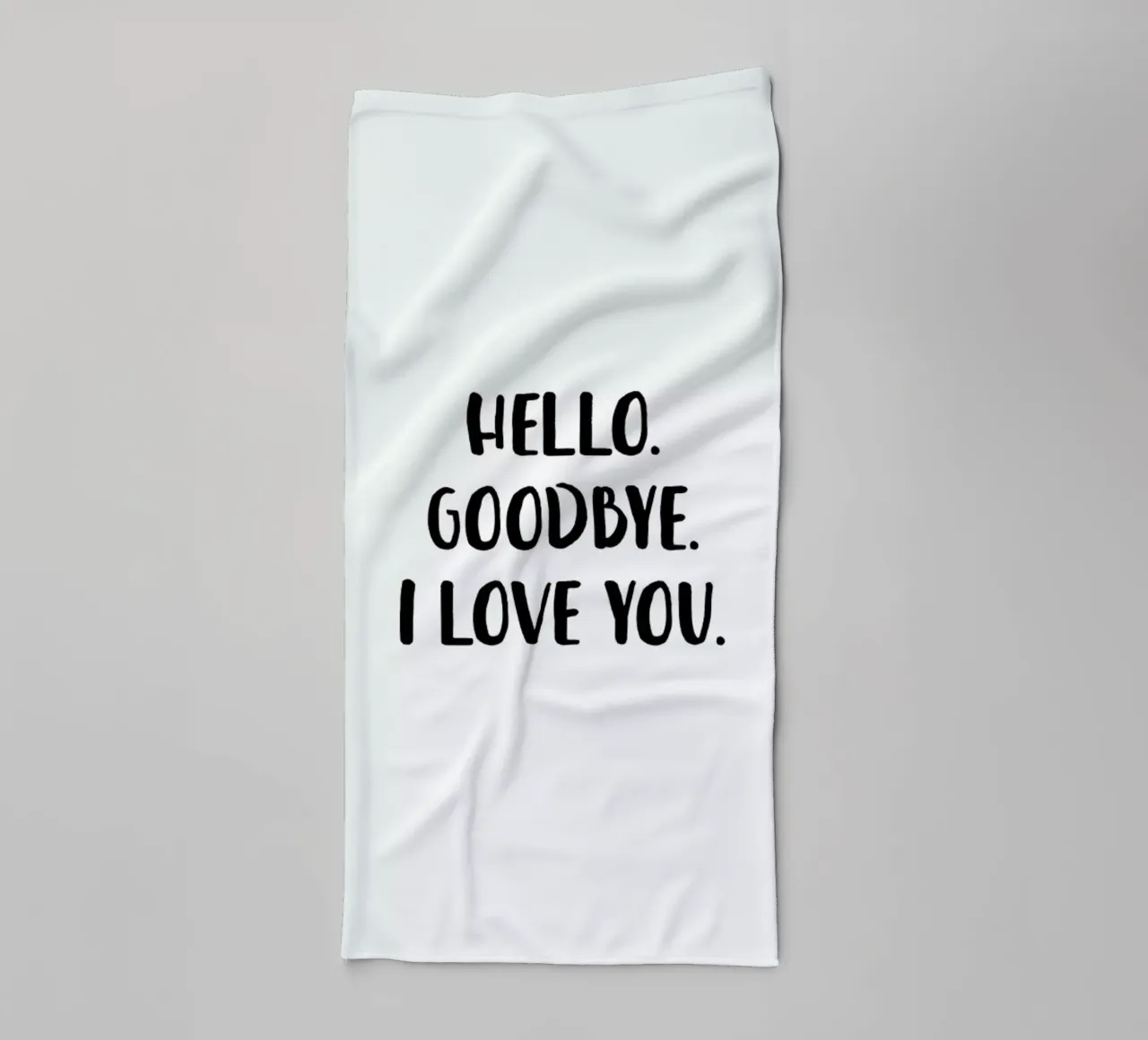Hello Goodbye asciugamano da bagno da daylight design studio