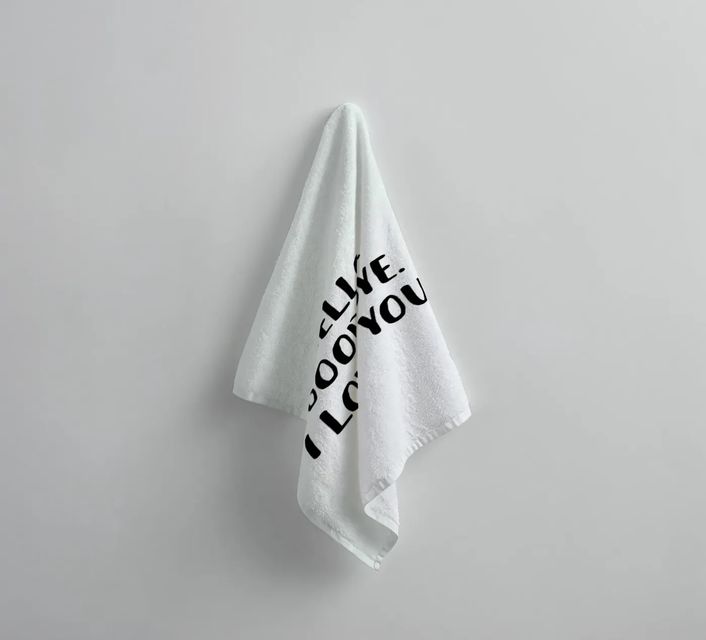 Hello Goodbye badhanddoek van daylight design studio