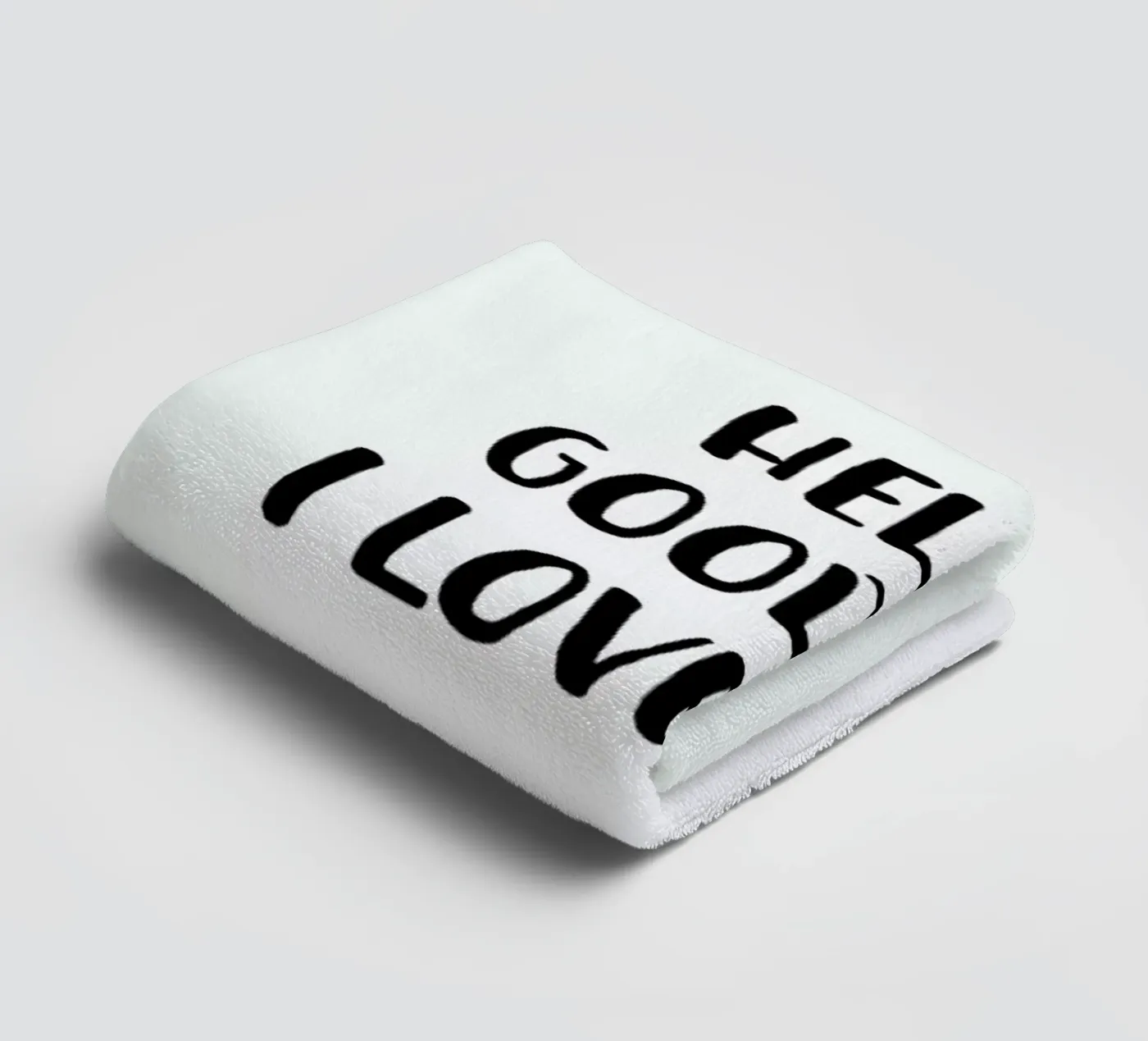 Hello Goodbye badhanddoek van daylight design studio