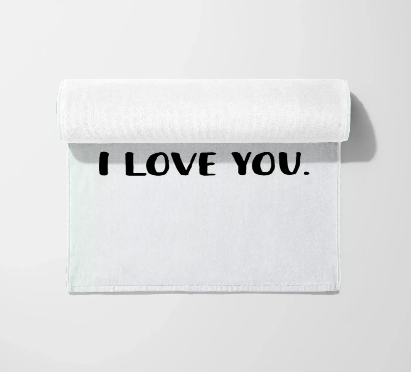 Hello Goodbye beach towel by daylight design studio