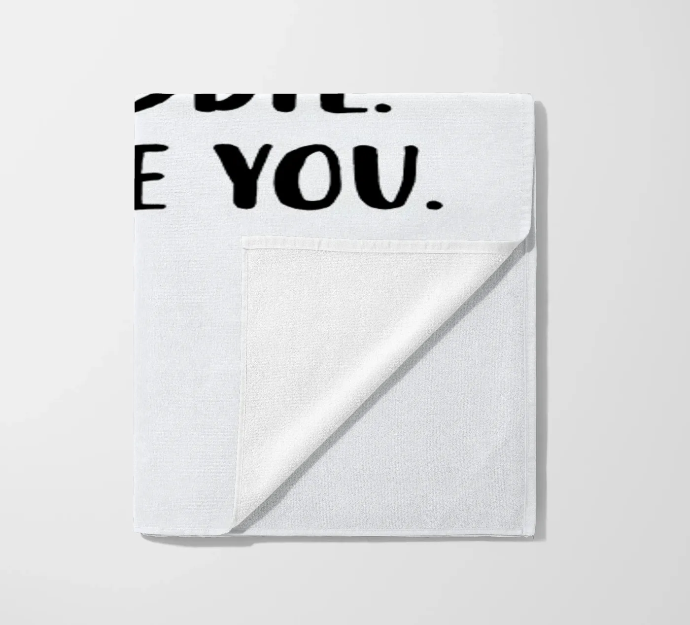 Hello Goodbye beach towel by daylight design studio