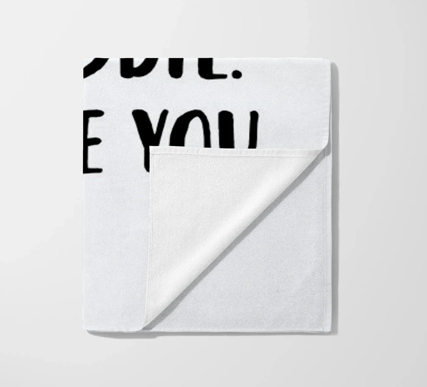 Hello Goodbye beach towel by daylight design studio