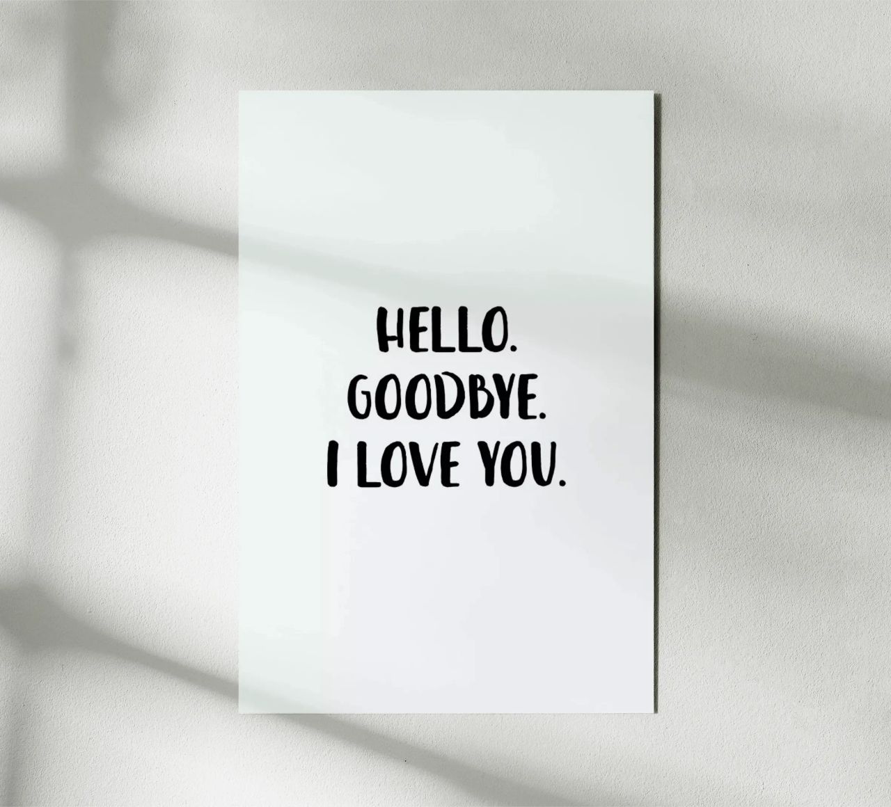 Hello Goodbye alluminio dibond da daylight design studio