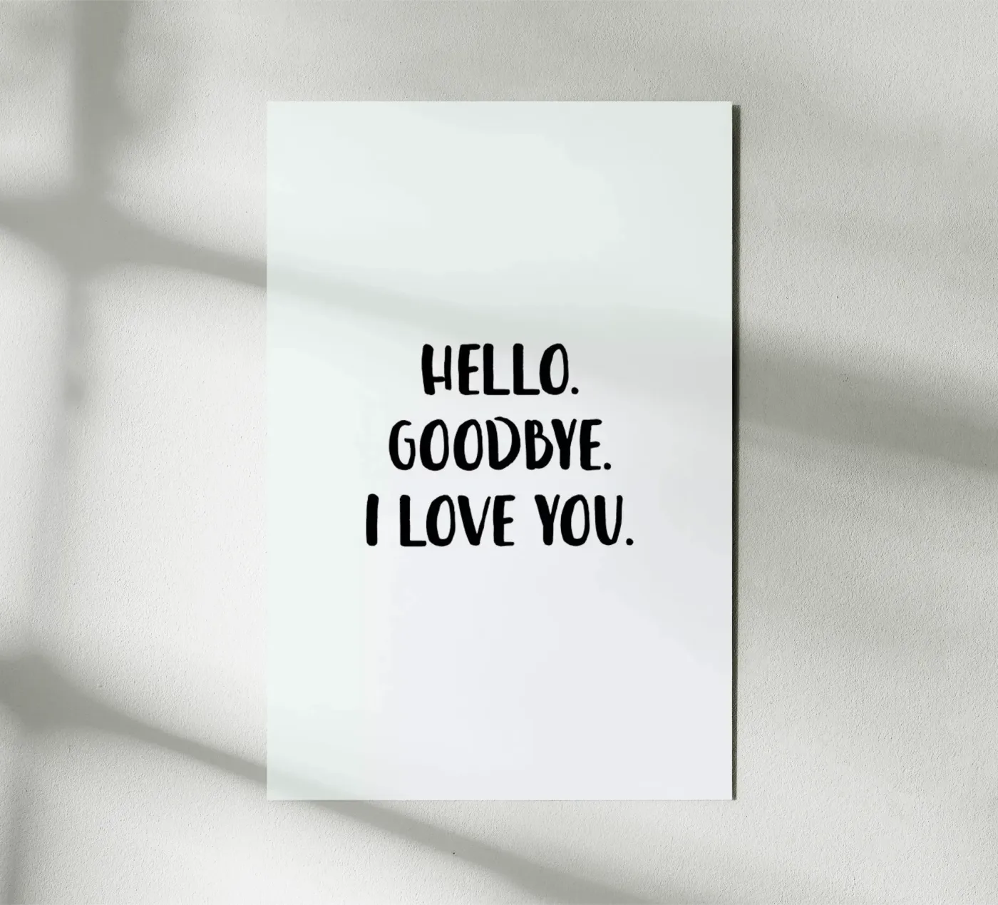 Hello Goodbye pannello forex da daylight design studio